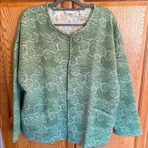 Canyon Retreat Quilted open front Jacket